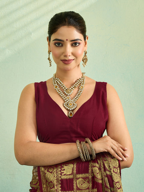 Buy Banarasi Saree With Festivel Wear