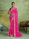KcPc Traditional Georgette Leheriya Saree Collection GAS