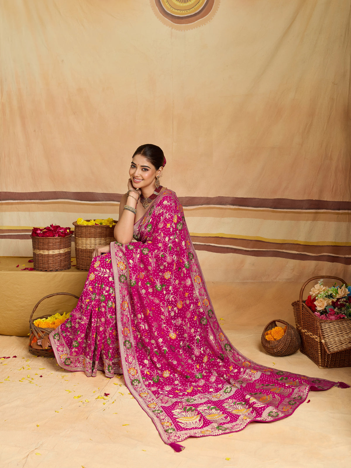 KcPc Premium Georgette Sarees for Festive Celebrations