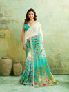 KcPc Premium Pure Georgette Saree with Stylish Sequence Gota DetailingSAN