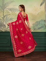 KcPc New Classic Modal Silk Saree with Traditional Gota Patti Embellishment GAN