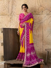 Buy Bandhani Saree With Gota patti Work Kcpc 