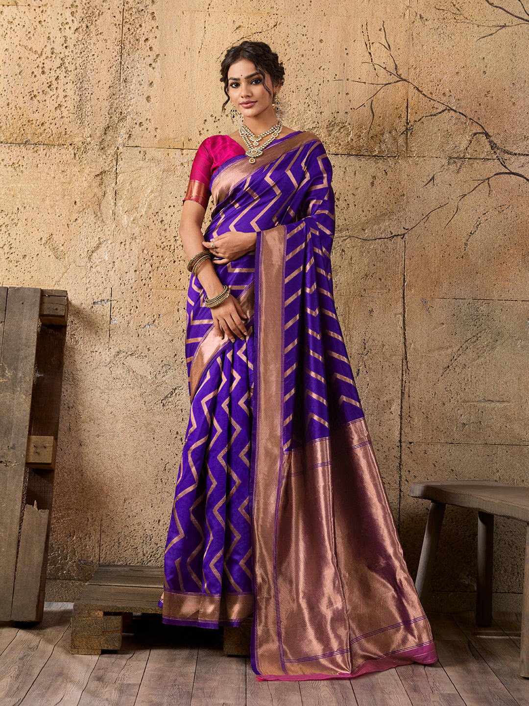 KcPc New Dola Silk Bollywood Style With Banarasi Handloom Saree DC