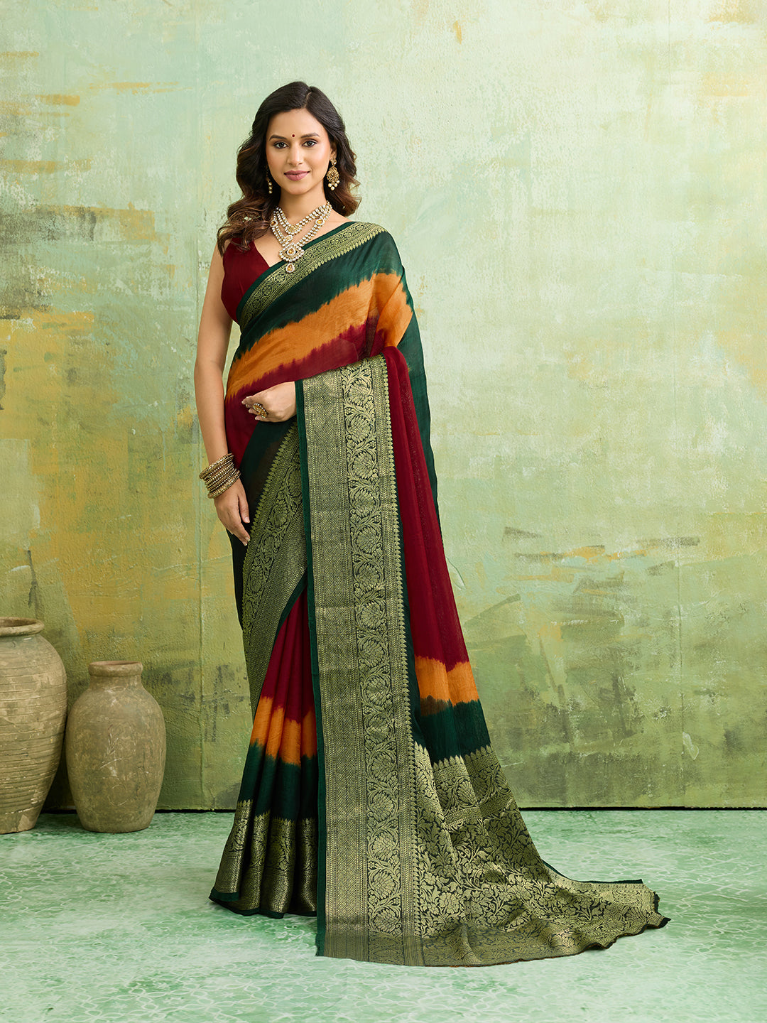  silk Zari weaving Work Saree under 2000