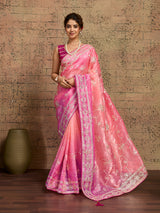 Buy New Latest Tissue Bollywood Style With Gotapatti Work Saree