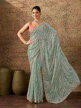 KcPc Elegant Chinon Silk Saree in Traditional Style with Gota Patti WorkSFS