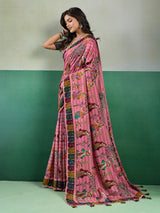 Buy Kalamkari Saree With Mehendi Wear