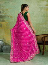 KcPc Traditional Georgette Leheriya Saree Collection GAS