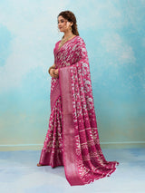 KcPc New Soft Touch Cotton Silk Saree with PrintsSTL