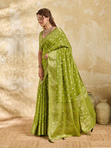 Buy New Elegant Bandhani Saree With Festive Wear KcPc