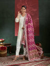 KcPc New Khaddi Georgette Embroidery Heavy Border Work Dupatta TUF