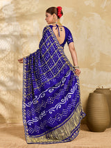 Buy New Royal Ghatchola Style Saree with Gota Patti Work KcPc