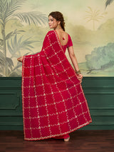 Buy Stylish Festive Wear Saree With Pittan Work KcPc