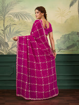 Buy New Festive Wear Saree With Rich Pittan Embellishment KcPc