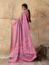  Cotton silk Ajrakh styleSaree under 1000