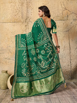 Buy Modal Silk Bandhani Style Saree KcPC