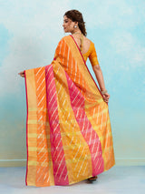 KcPc New Rajasthani Mahajani Kota doria Kashida Foil Print work SareeSWA