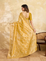 Partywear saree in banarasi style