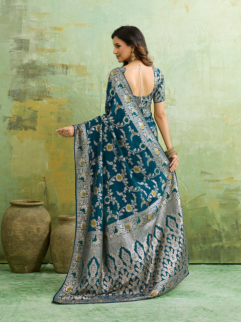  Silk With Zari Weaving Saree under 2000