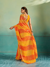 Buy Leheriya Style With Gotapatti Work Saree