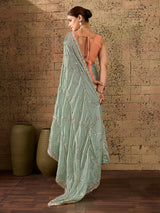 KcPc Elegant Chinon Silk Saree in Traditional Style with Gota Patti WorkSFS