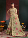 KcPc Elegant Tissue Silk Sarees with Traditional Tari Work GAN