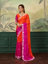 Buy Bollywood Style With Kashida Work Saree