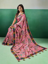 Buy Kalamkari Saree With Mehendi Wear