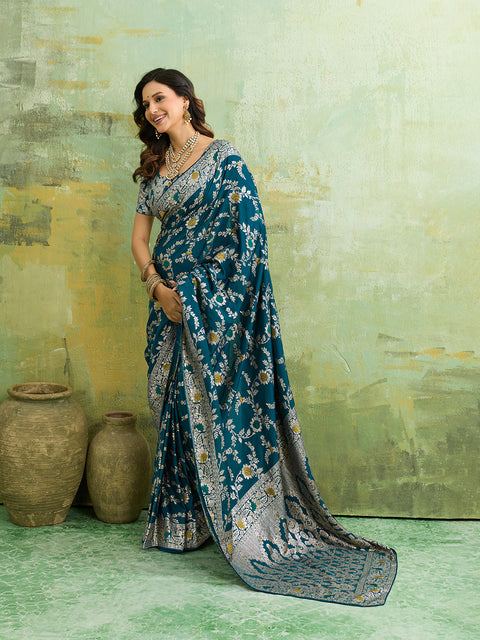  Silk With Zari Weaving Saree under 2000
