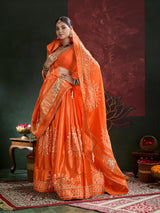 KcPc New Elegant Ethnic Gaji Silk Bandhani Lehenga Collection GOR