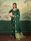 Buy Designer Saree with Handcrafted Cutdana Work KcPc