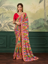 Leheriya Style saree under 1000