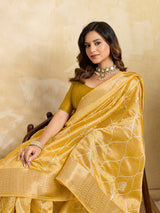 Partywear saree in banarasi style