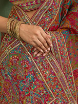 KcPc Festive Special Silk Printed Saree with Zari Work RB
