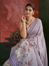 KcPc Premium Cotton Silk Kalamkari Saree with Stone WorkGAN
