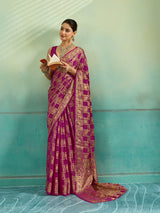 Buy Banarasi Saree With Festivel Wear