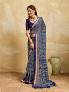 KcPc New Chiffon Bandhani Style Saree with Thread Weaving Border KDN