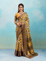 Buy Printed Style With Zari border Saree