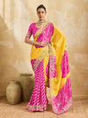 By Bandhani Saree With Wedding wear