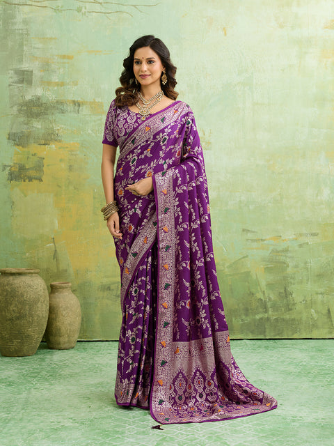  Silk With Zari Weaving Saree under 2000