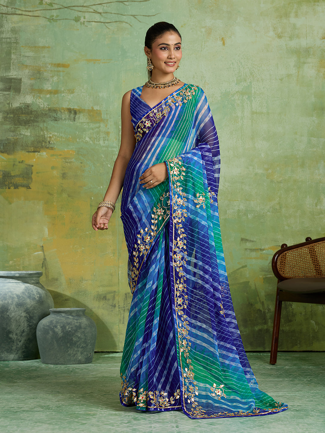 KcPc Traditional Leheriya Saree Collection for Festive Celebrations SFS