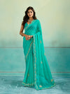 KcPc Latest Chiffon Bollywood Style Gotapatti Work Saree MHS