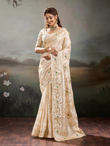 Buy Tusser Silk With Traditional Style Saree KcPc 