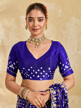 Buy New Royal Ghatchola Style Saree with Gota Patti Work KcPc