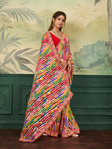 Leheriya Style saree under 1000