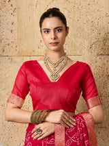 KcPc New Daily Wear Moss Chiffon Bandhani Style SareeKDN