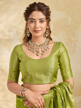 Buy New Elegant Bandhani Saree With Festive Wear KcPc