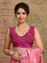 Buy New Latest Tissue Bollywood Style With Gotapatti Work Saree