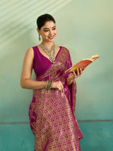 Buy Banarasi Saree With Festivel Wear