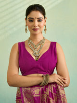 Buy Banarasi Saree With Festivel Wear